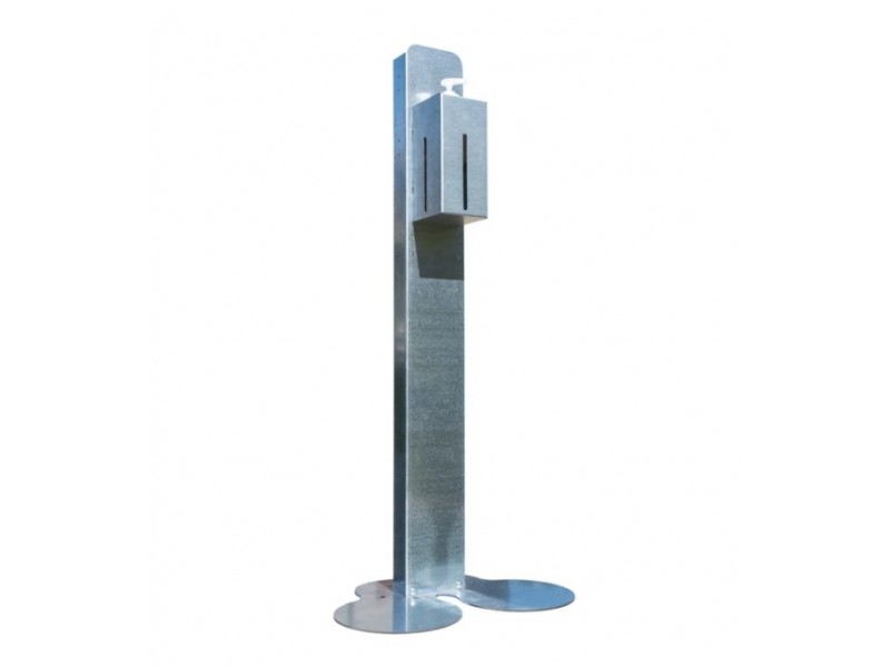 Elegante piantana autoportante per erogazione di gel igienizzante Elegante piantana autoportante per erogazione di gel igienizzante